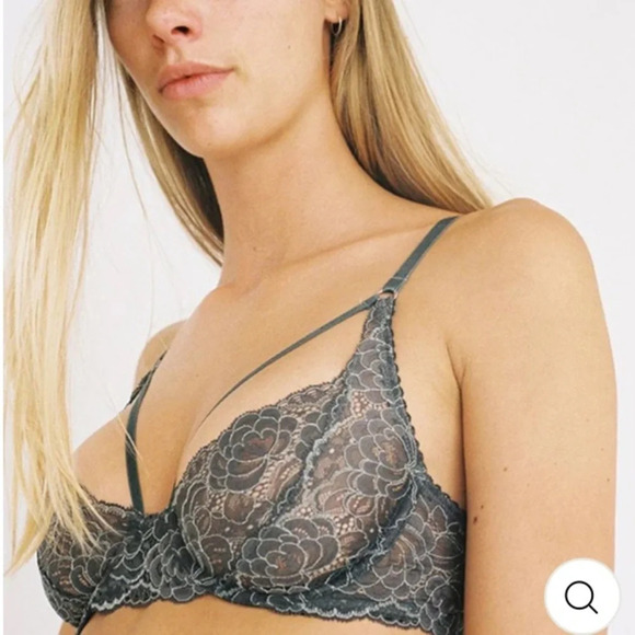 Lonely Lingerie‎ Laurie Lace Underwire Bra in Pine 30D - Picture 7 of 11